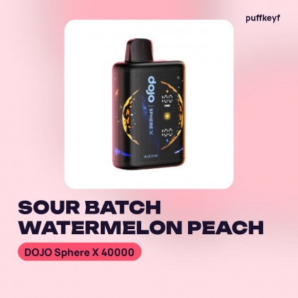 DOJO Sphere X 40000 Sour Batch Watermelon Peach