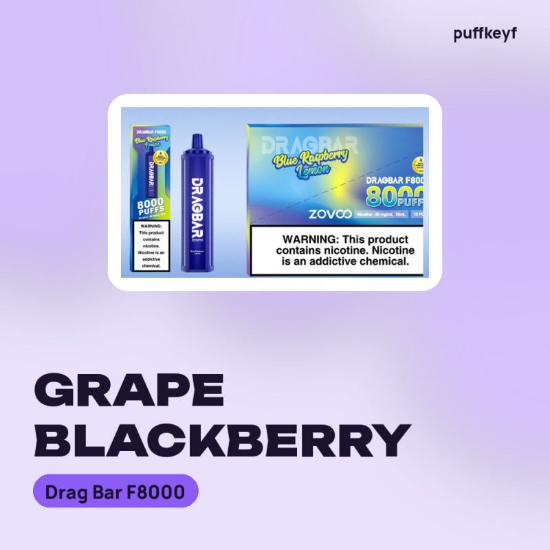 Drag Bar F8000 Grape Blackberry