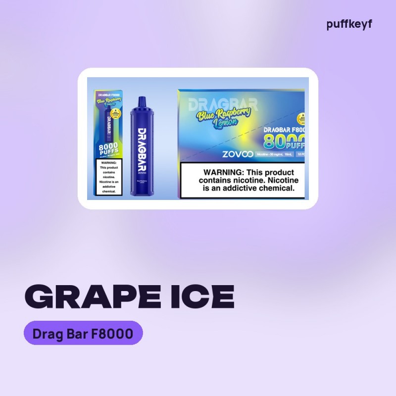 Drag Bar F8000 Grape Ice