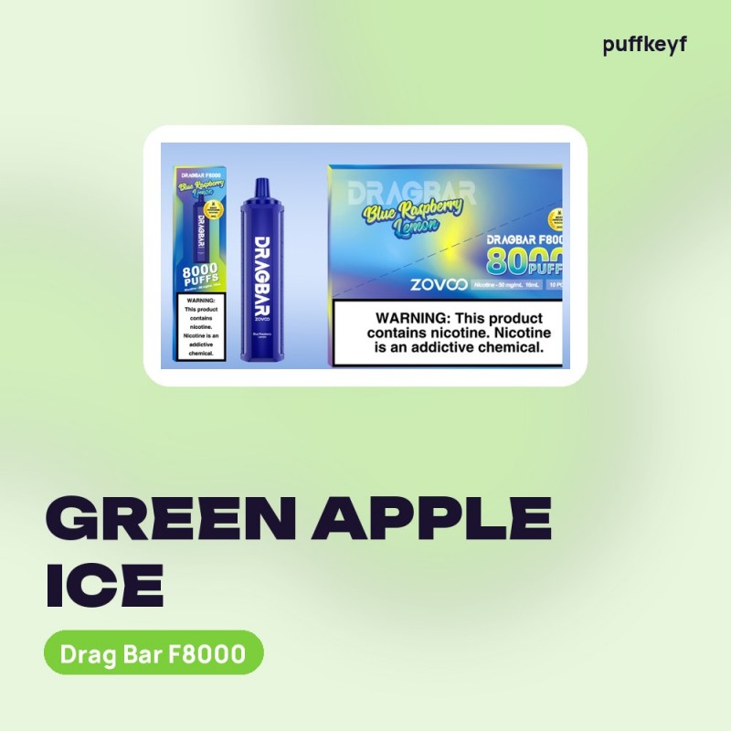 Drag Bar F8000 Green Apple Ice