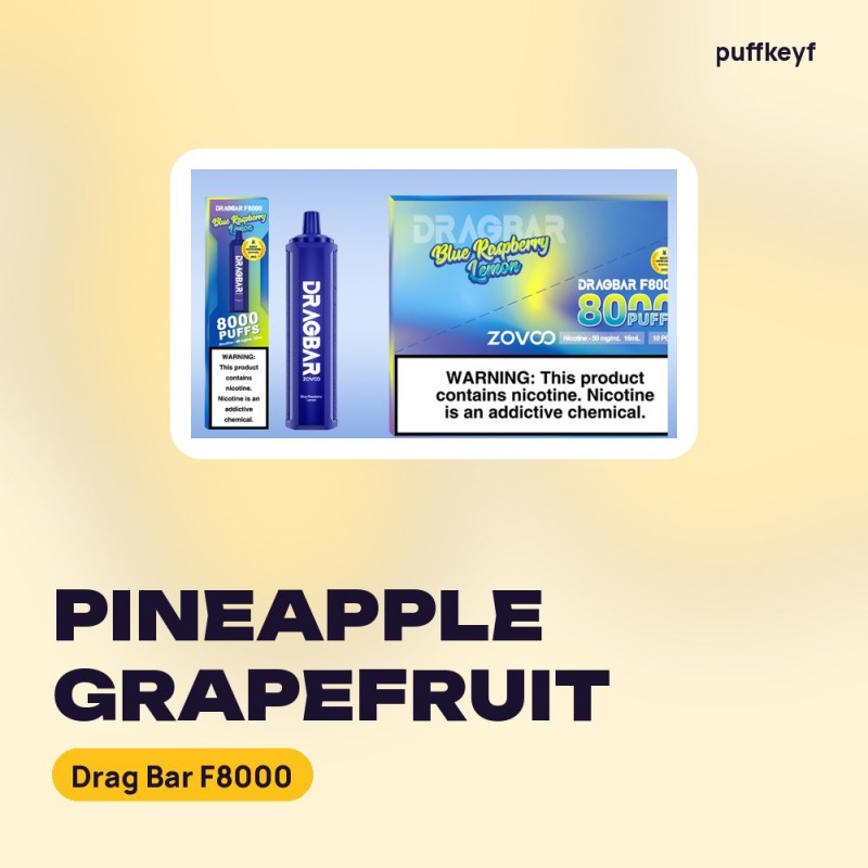 Drag Bar F8000 Pineapple Grapefruit