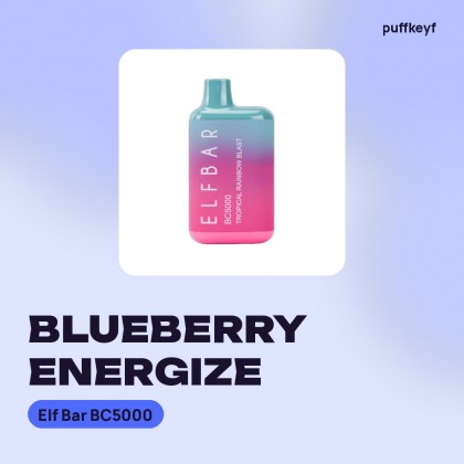 Elf Bar BC5000 Blueberry Energize