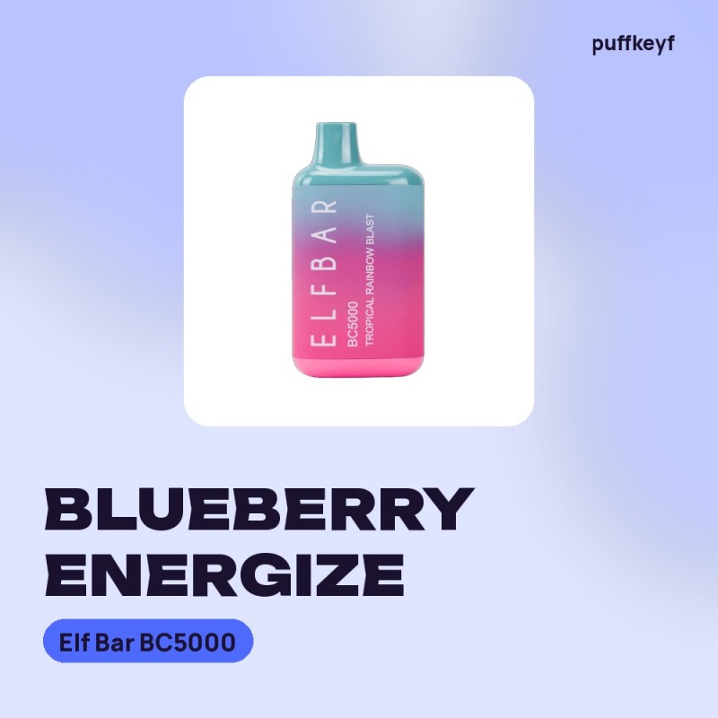 Elf Bar BC5000 Blueberry Energize