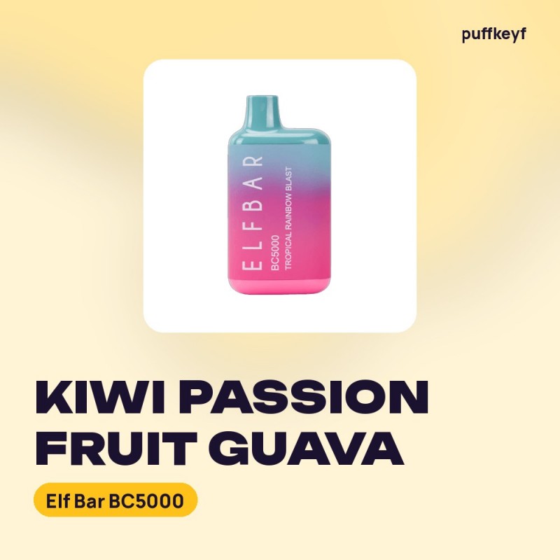 Elf Bar BC5000 Kiwi Passion Fruit Guava