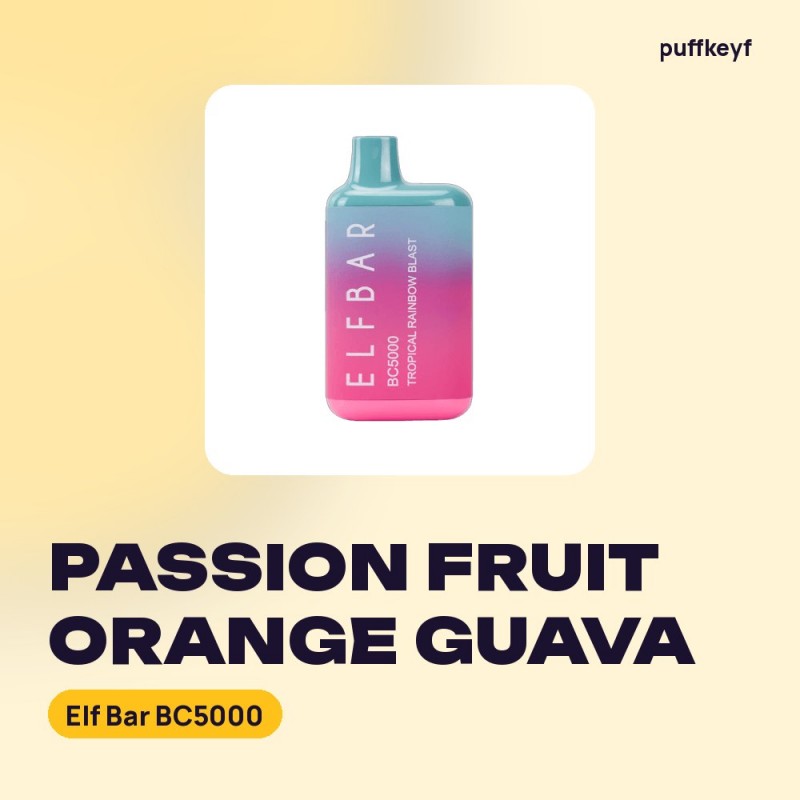 Elf Bar BC5000 Passion Fruit Orange Guava
