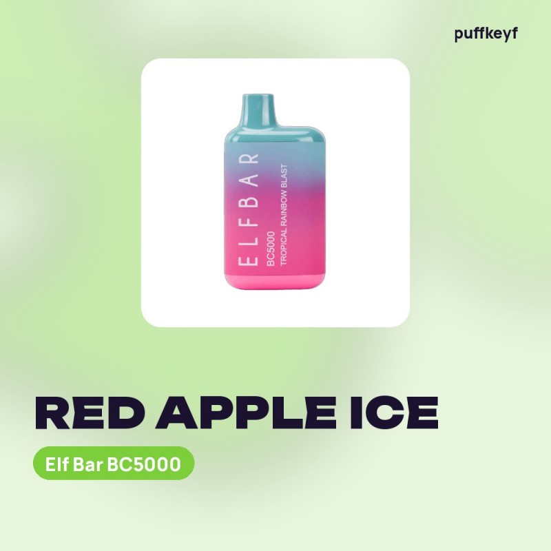 Elf Bar BC5000 Red Apple Ice