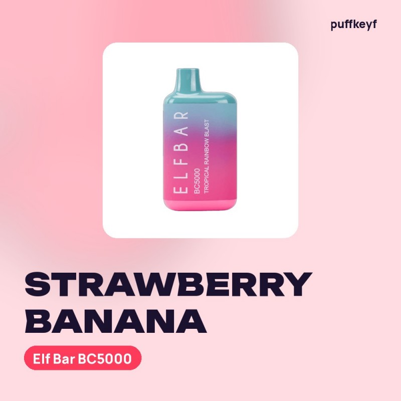 Elf Bar BC5000 Strawberry Banana