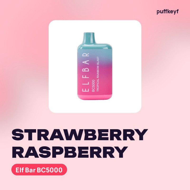 Elf Bar BC5000 Strawberry Raspberry