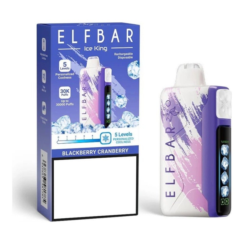 Elf Bar Ice King 30000 Blackberry Cranberry