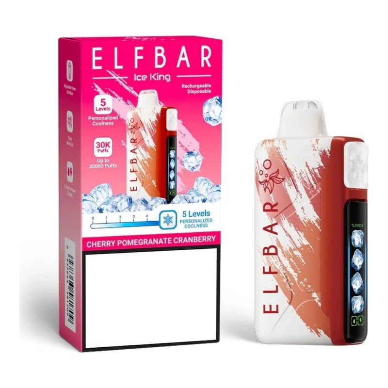 Elf Bar Ice King 30000 Cherry Pomegranate Cranberry