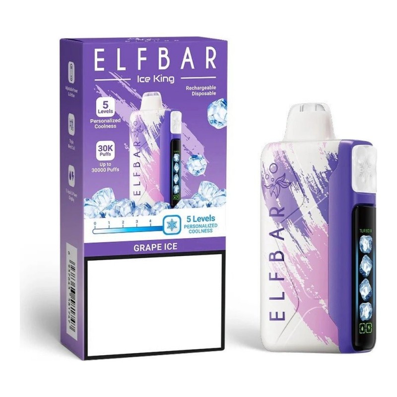 Elf Bar Ice King 30000 Grape Ice
