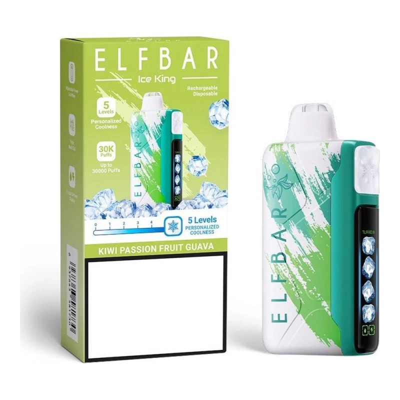 Elf Bar Ice King 30000 Kiwi Passion Fruit Guava