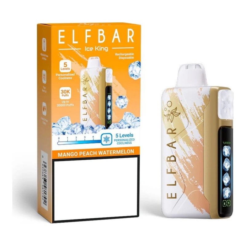 Elf Bar Ice King 30000 Mango Peach Watermelon