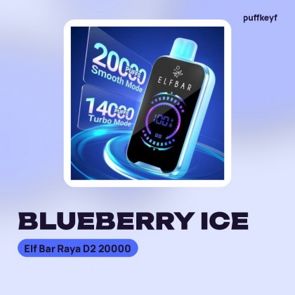 Elf Bar Raya D2 20000 Blueberry Ice