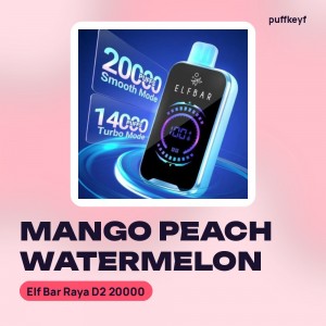 Elf Bar Raya D2 20000 Mango Peach Watermelon