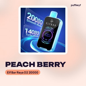 Elf Bar Raya D2 20000 Peach Berry