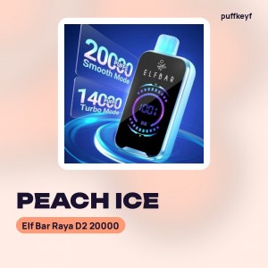 Elf Bar Raya D2 20000 Peach Ice