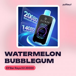 Elf Bar Raya D2 20000 Watermelon Bubblegum