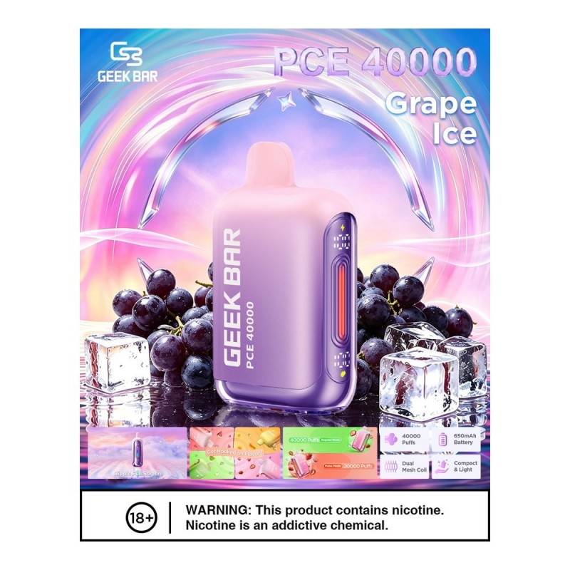 Geek Bar PCE 40000 Grape Ice