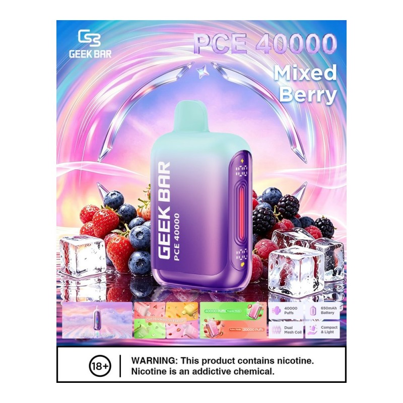 Geek Bar PCE 40000 Mixed Berry