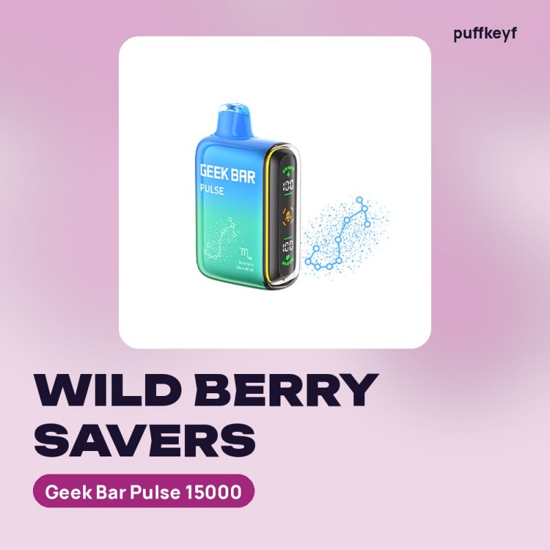 Geek Bar Pulse 15000 Wild Berry Savers