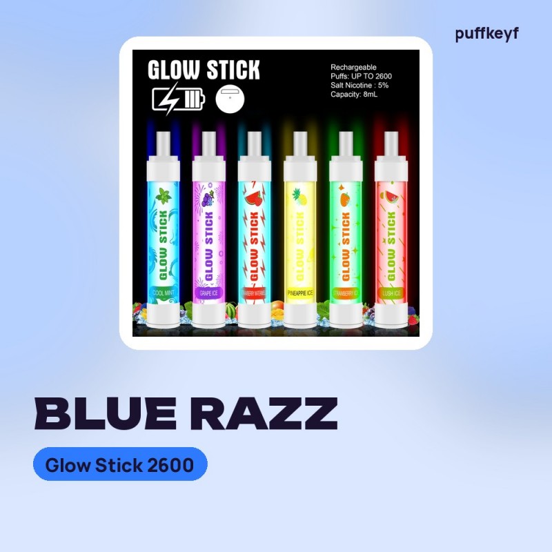 Glow Stick 2600 Blue Razz