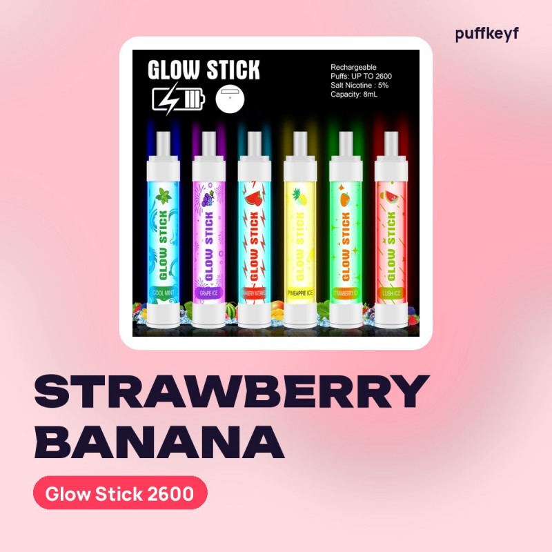 Glow Stick 2600 Strawberry Banana