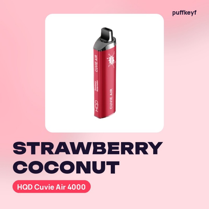 HQD Cuvie Air 4000 Strawberry Coconut