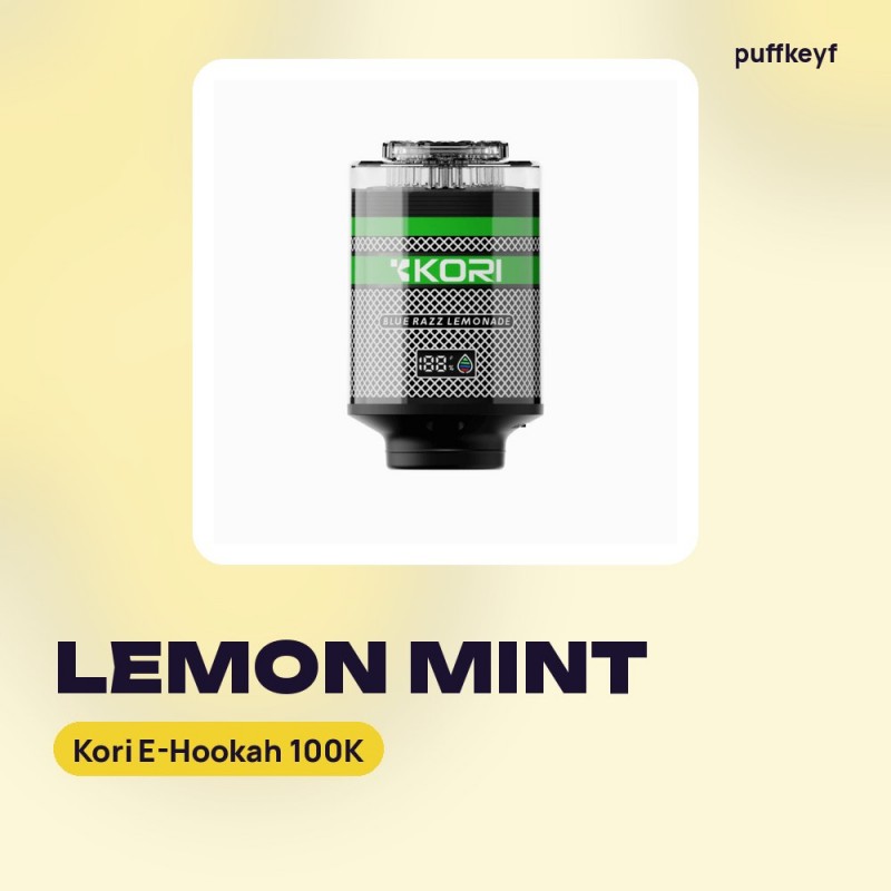 Kori E-Hookah 100K Lemon Mint