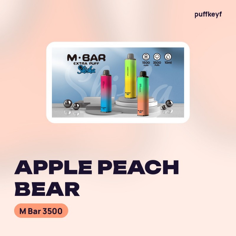 M Bar 3500 Apple Peach Bear