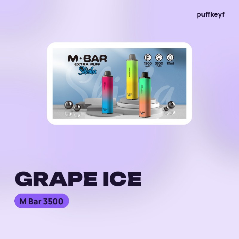 M Bar 3500 Grape Ice