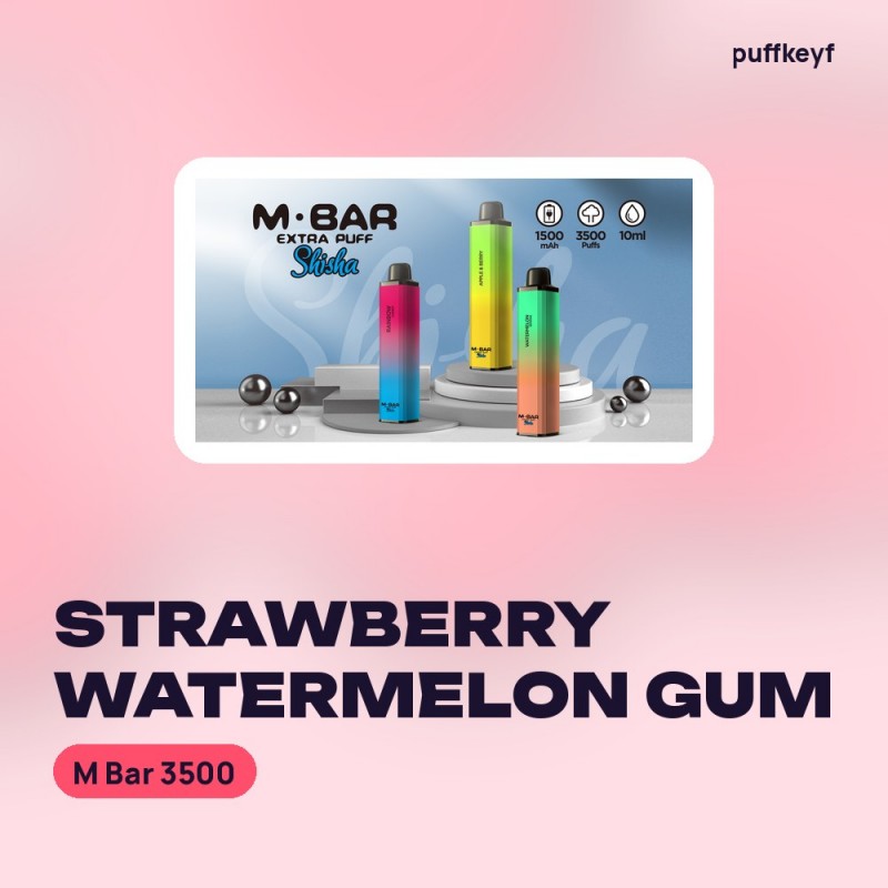 M Bar 3500 Strawberry Watermelon Gum