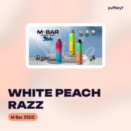 M Bar 3500 White Peach Razz