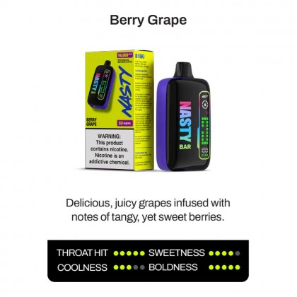 Nasty Bar D16Ki 16000 Berry Grape