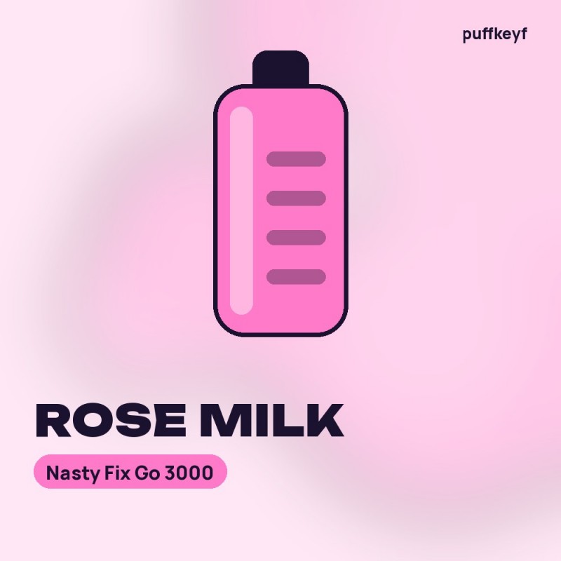 Nasty Fix Go 3000 Rose Milk