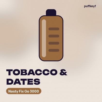 Nasty Fix Go 3000 Tobacco & Dates
