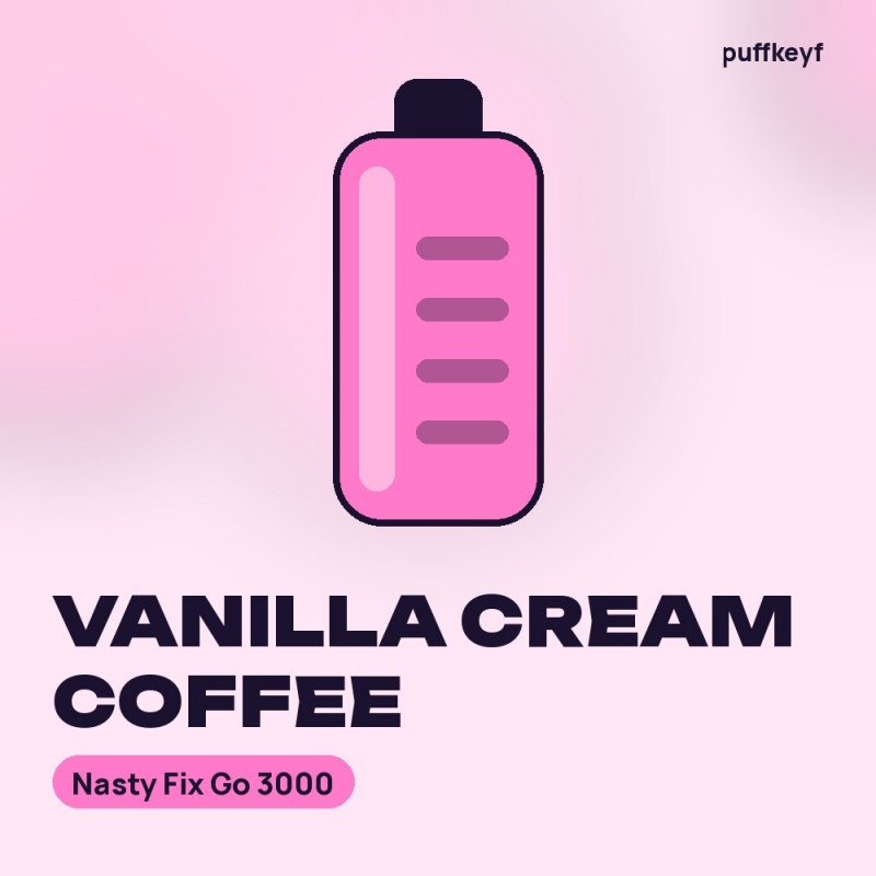 Nasty Fix Go 3000 Vanilla Cream Coffee