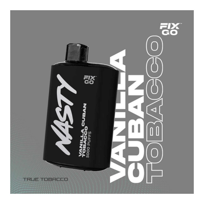 Nasty Fix Go 5000 Vanilla Cuban Tobacco