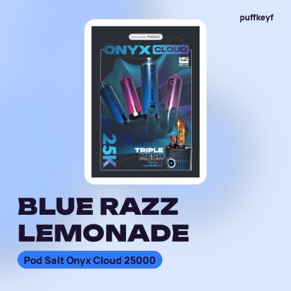 Pod Salt Onyx Cloud 25000 Blue Razz Lemonade