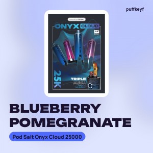 Pod Salt Onyx Cloud 25000 Blueberry Pomegranate
