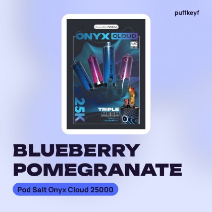 Pod Salt Onyx Cloud 25000 Blueberry Pomegranate