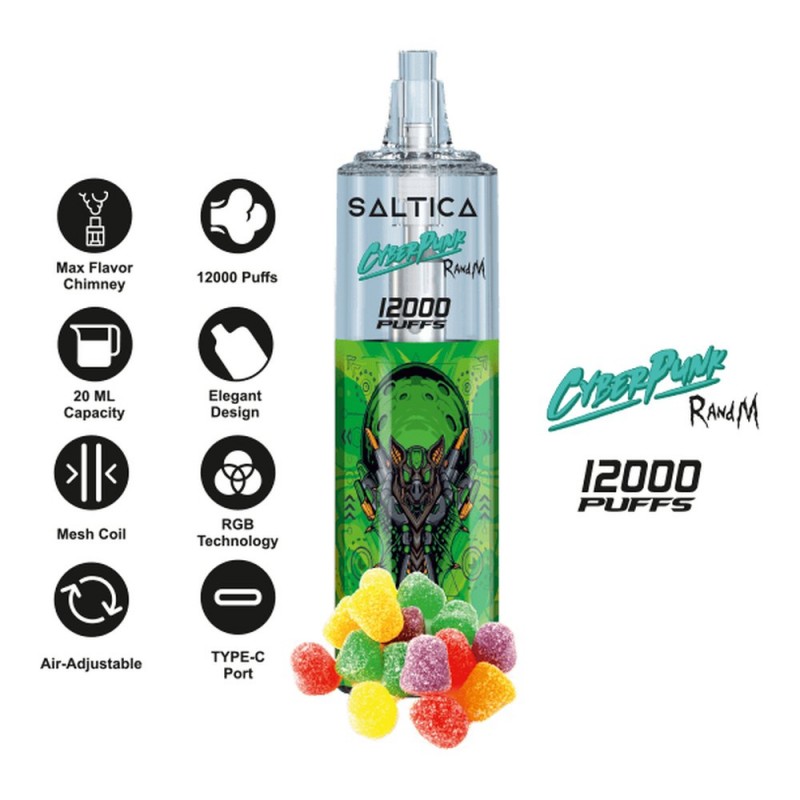 Saltica Cyberpunk 12000 Gummy Drop