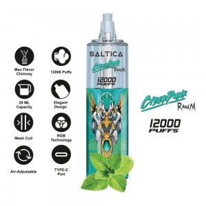 Saltica Cyberpunk 12000 Mint Menthol