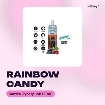 Saltica Cyberpunk 12000 Rainbow Candy
