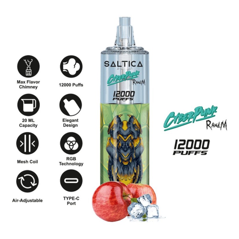Saltica Cyberpunk 12000 Red Apple Ice