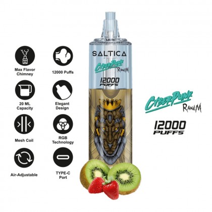 Saltica Cyberpunk 12000 Strawberry Kiwi