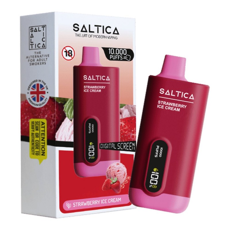 Saltica Digital 10000 Strawberry Ice Cream