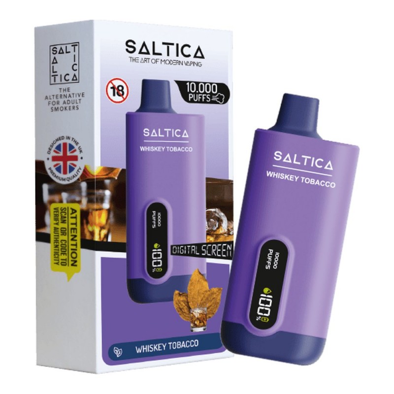 Saltica Digital 10000 Whiskey Tobacco