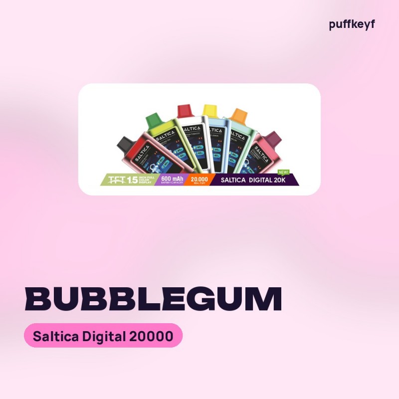 Saltica Digital 20000 Bubblegum