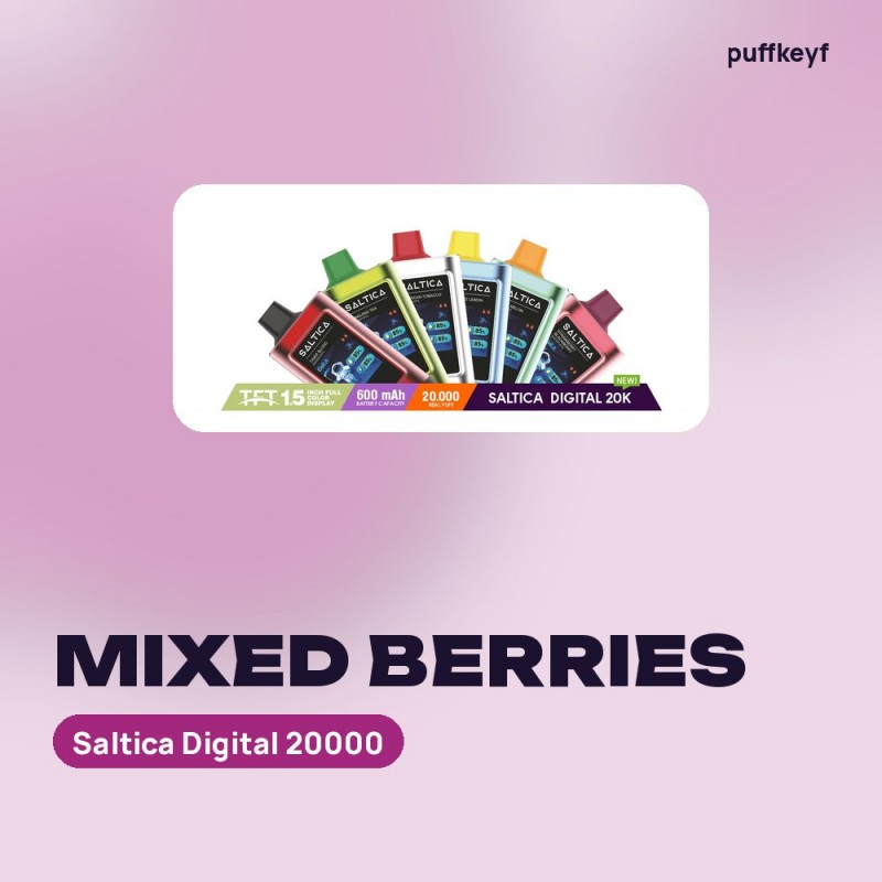 Saltica Digital 20000 Mixed Berries